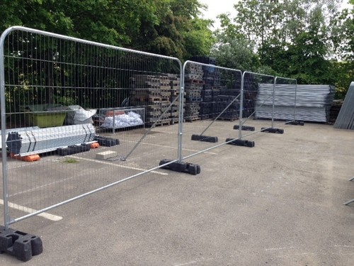 Building site fencing - site,